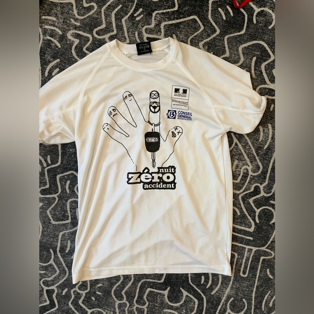 French Nuit Zero Accident Promotional T shirt